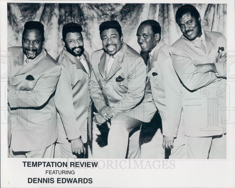 2001 Music Group The Temptations Press Photo - Historic Images