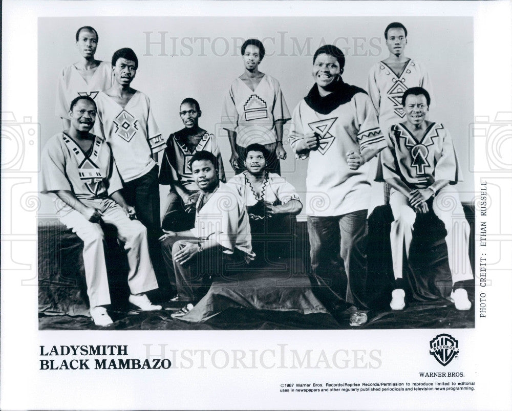 1988 S Africa Ladysmith Black Mambazo Press Photo - Historic Images