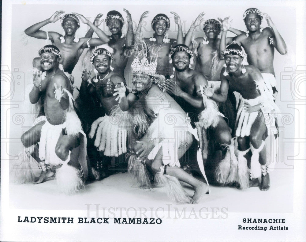 1990 S Africa Ladysmith Black Mambazo Press Photo - Historic Images