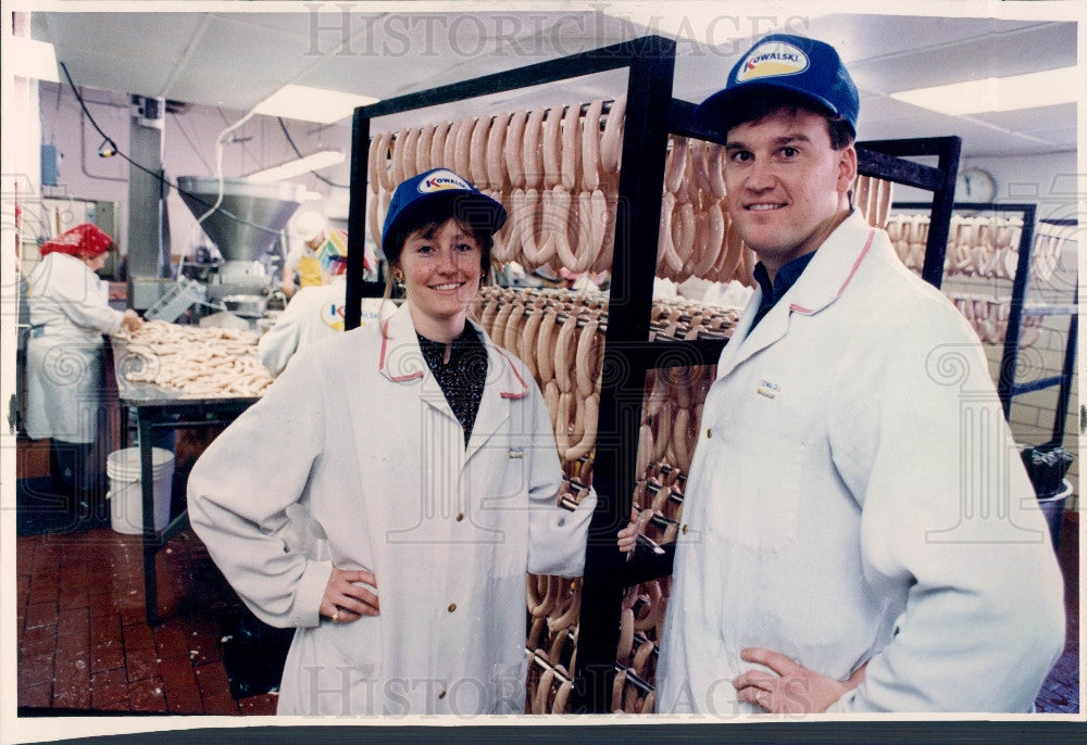 1993 Hamtramck MI Kowalski Sausage Co Press Photo - Historic Images