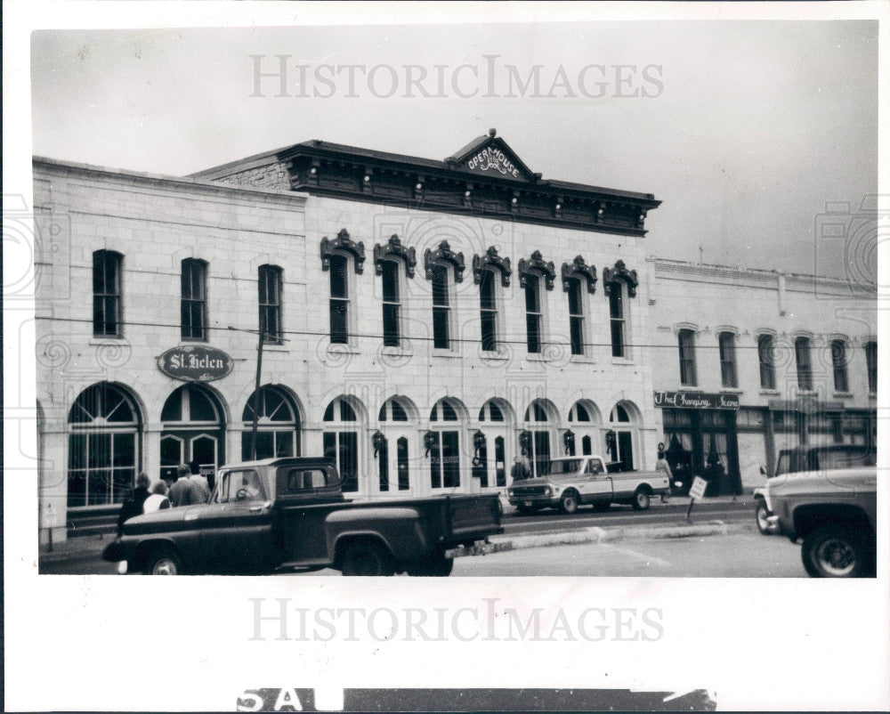 1982 Granbury TX Opera House Press Photo - Historic Images