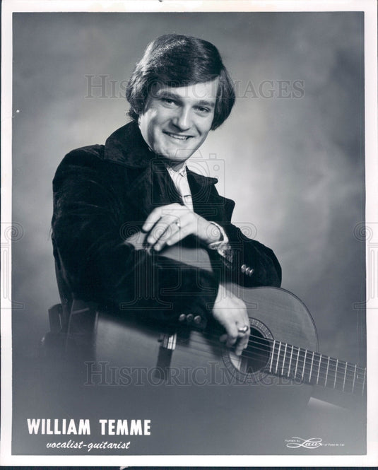 1973 Singer Guitarist William Temme Press Photo - Historic Images