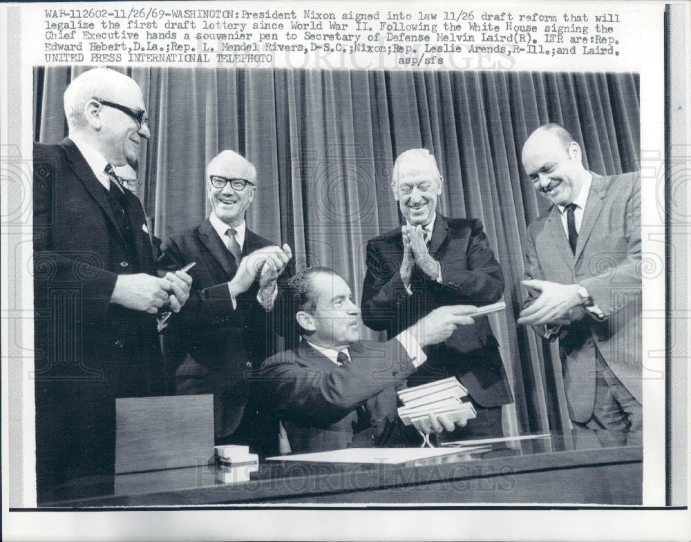 1969 US President Nixon Press Photo - Historic Images