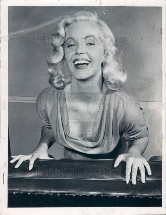 1957 Marge Tenney Bob Cummings Girls Club Press Photo - Historic Images