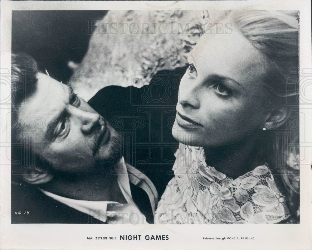 1967 Actors Keve Hjelm &amp; Lena Brundin Press Photo - Historic Images