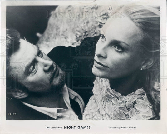 1967 Actors Keve Hjelm & Lena Brundin Press Photo - Historic Images