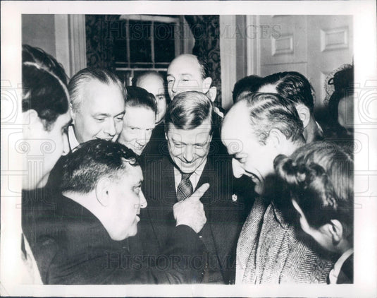 1941 NY Mayor La Guardia Duke of Windsor Press Photo - Historic Images