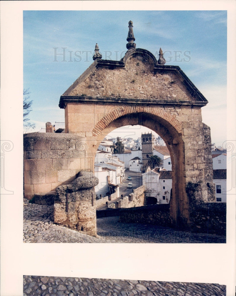 1986 Arch Ronda Spain Press Photo - Historic Images