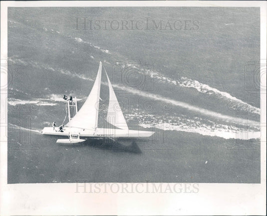 1978 Karl Thomas Sailboat Sling Shot Press Photo - Historic Images