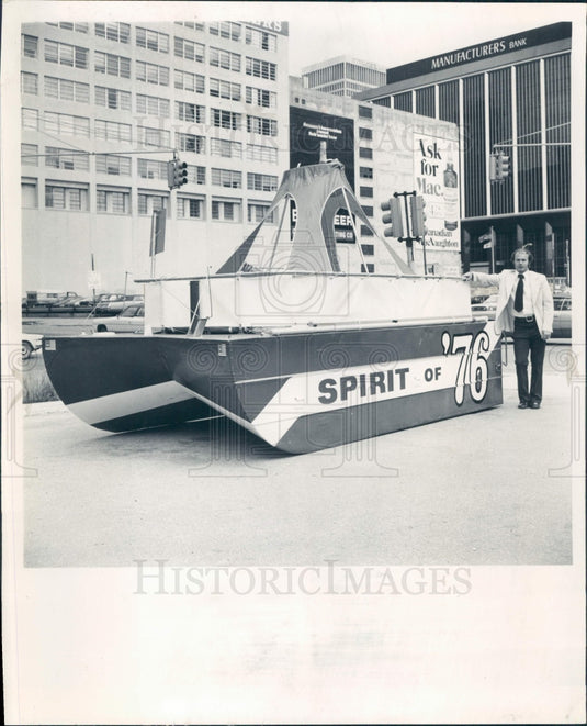 1976 Karl Thomas Gondola Spirit of '76 Press Photo - Historic Images