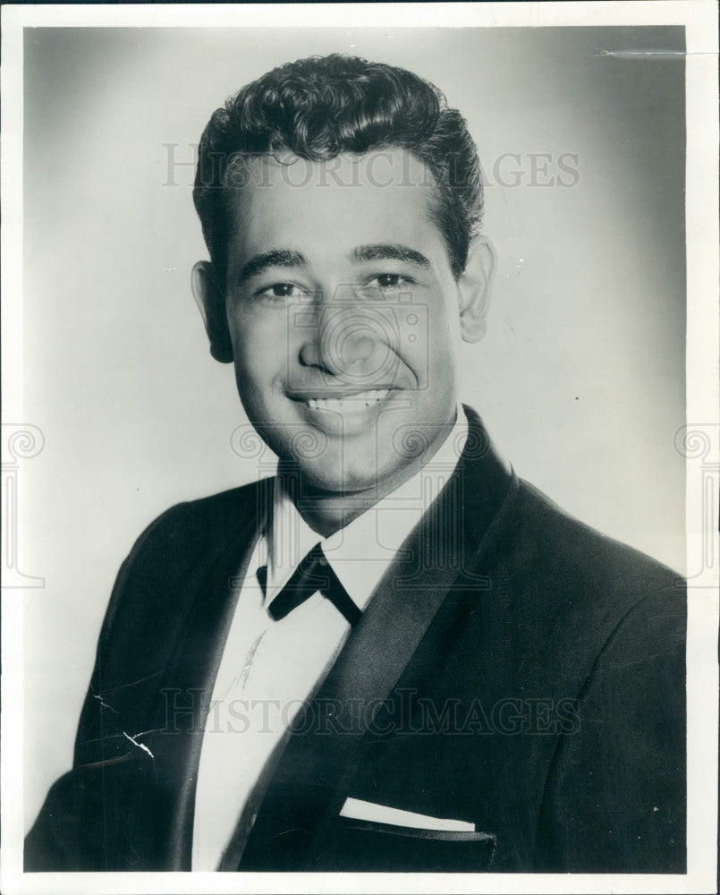 1964 Singer Eddie Starr Press Photo - Historic Images