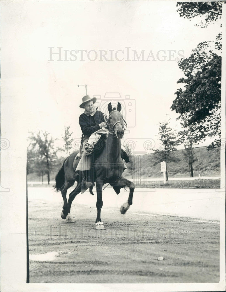 1938 Pony Express Re-enactment Press Photo - Historic Images