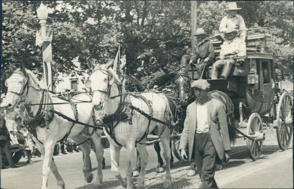 Undated Dearborn MI Stagecoach Press Photo - Historic Images