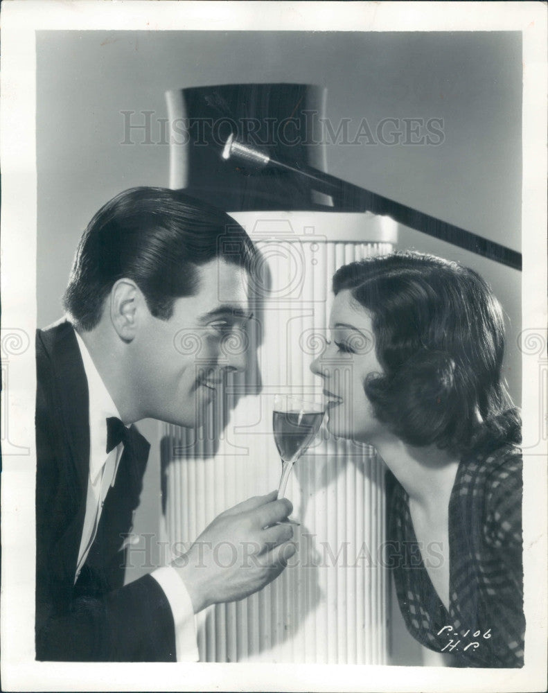 1937 Singers Phil Regan &amp; Frances Langford Press Photo - Historic Images