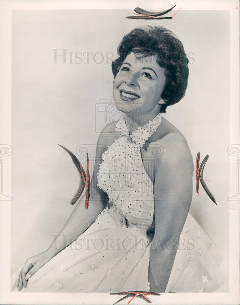 1959 Singer Eydie Gorme Press Photo - Historic Images
