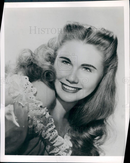 1953 Singer/Actress Elise Rhodes Press Photo - Historic Images