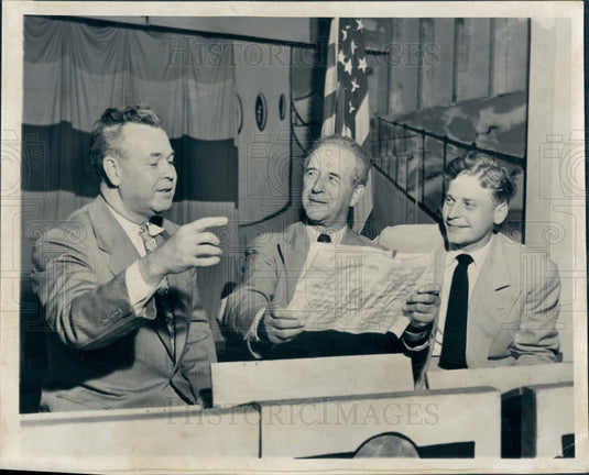 1952 Detroit Orchestra Leader Edward Werner Press Photo - Historic Images