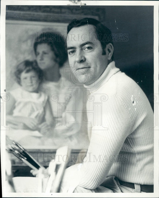 1973 Artist William H Whittingham Press Photo - Historic Images