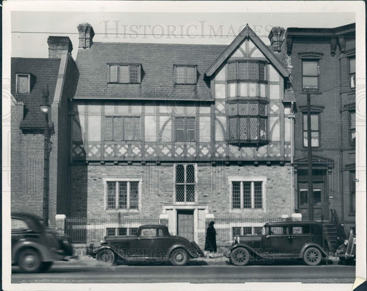 1937 Detroit Dr AH Whittaker Home Press Photo - Historic Images