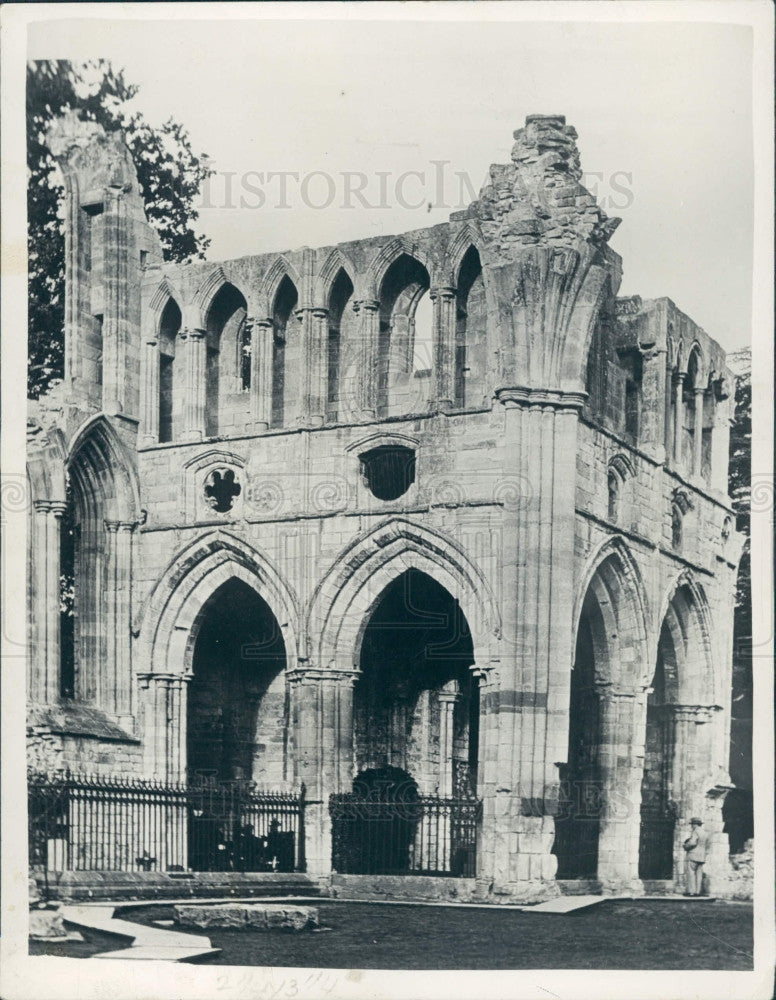 1932 Dryburgh Abbey Sir Walter Scott Press Photo - Historic Images