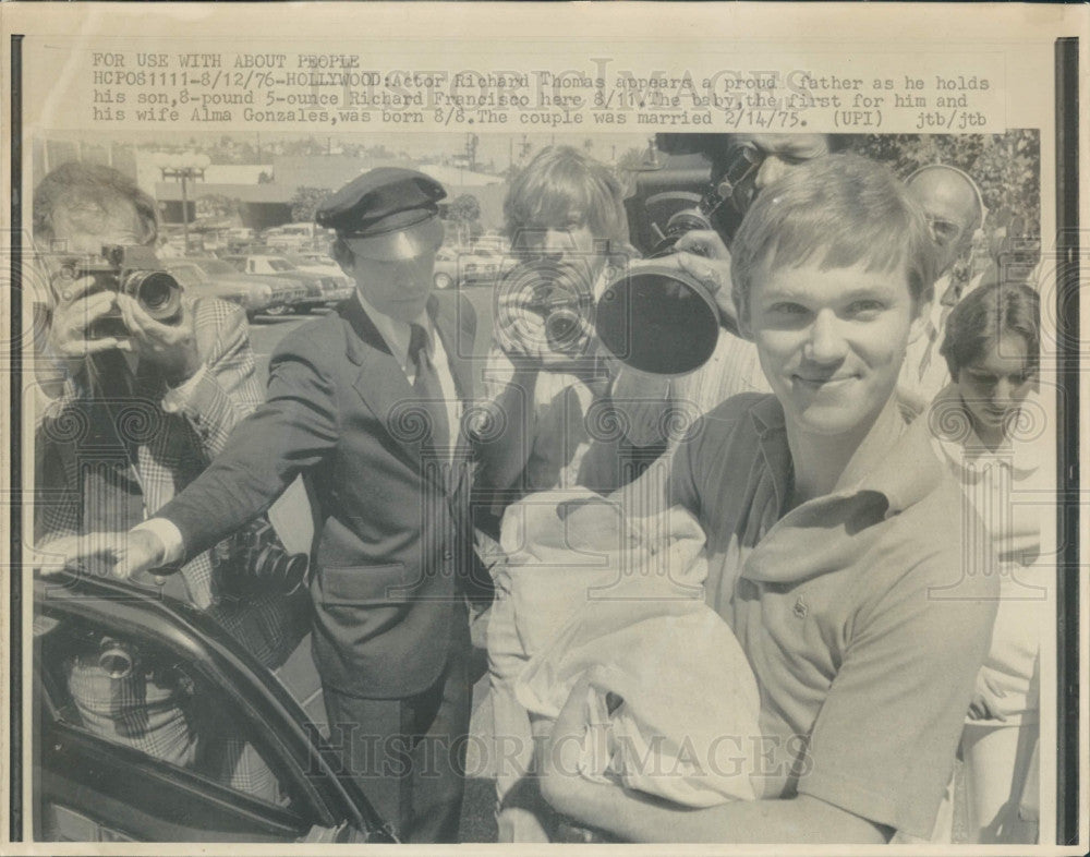 1976 Actor Richard Thomas Press Photo - Historic Images