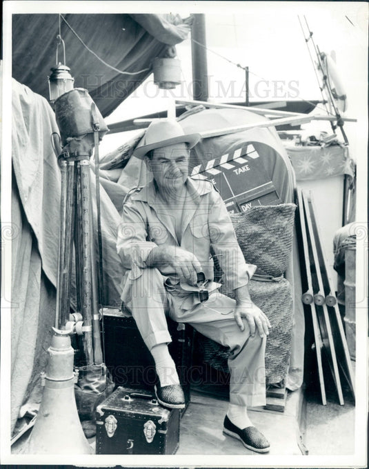 1957 Lawrence Arabia Author Lowell Thomas Press Photo - Historic Images