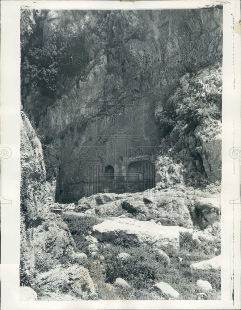 1932 Delphi Greece Castalian Springs Press Photo - Historic Images