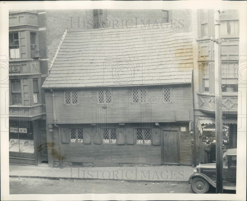 1931 Boston Paul Revere Home Press Photo - Historic Images