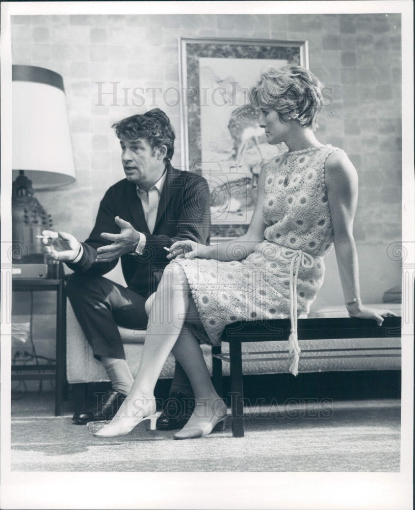 1966 Actors Bill Travers &amp; Virginia McKenna Press Photo - Historic Images
