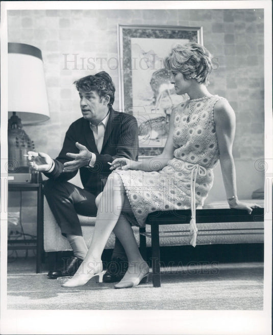 1966 Actors Bill Travers & Virginia McKenna Press Photo - Historic Images