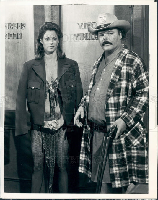 1980 Actors Suzanne Reed & Mills Watson Press Photo - Historic Images
