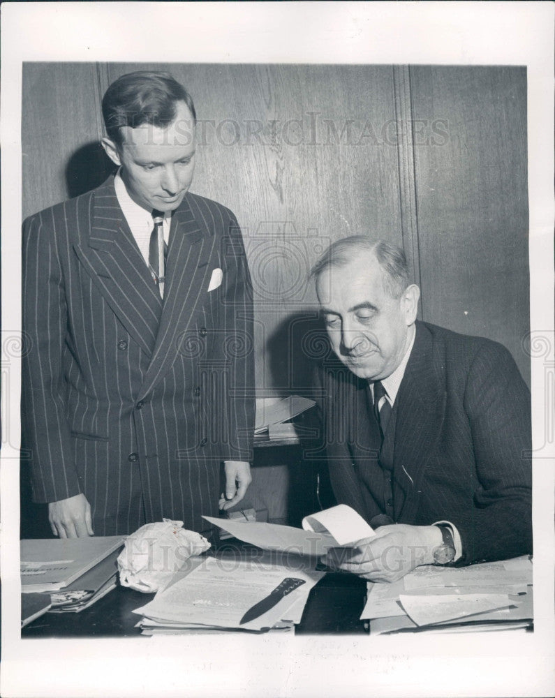 1943 Berlin Germany Mayor Ernst Reuter Press Photo - Historic Images