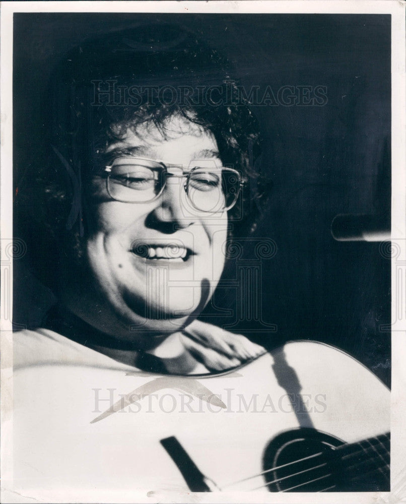 1976 Folk Singer Jonathon Round Press Photo - Historic Images