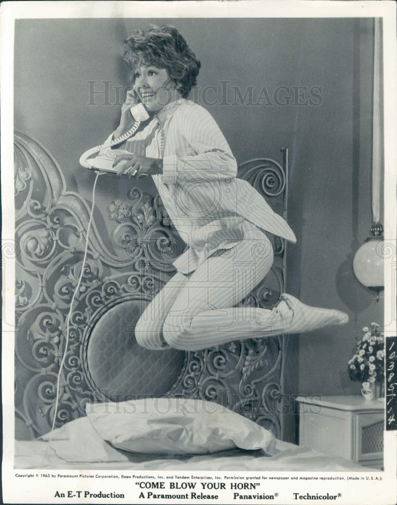 1963 Actress Barbara Rush Press Photo - Historic Images