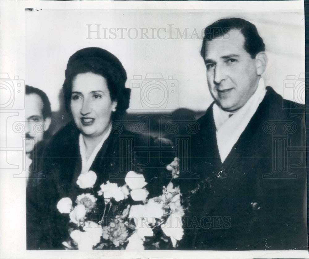 1948 Spain Pince Don Juan &amp; Wife Press Photo - Historic Images