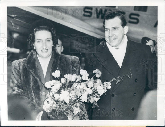 1946 Spain Pince Don Juan & Wife Press Photo - Historic Images