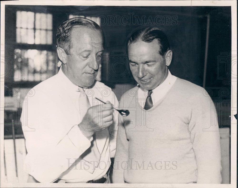 1933 Detroit Pro Golfer Fred Rigden Press Photo - Historic Images