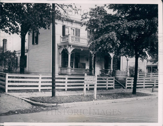 1937 Poet James Whitcomb Riley Homestead Press Photo - Historic Images