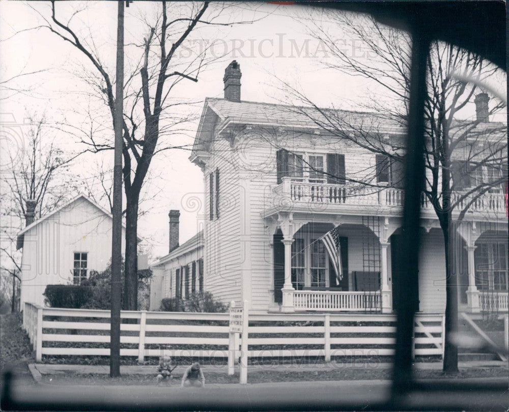 1953 Poet James Whitcomb Riley Homestead Press Photo - Historic Images