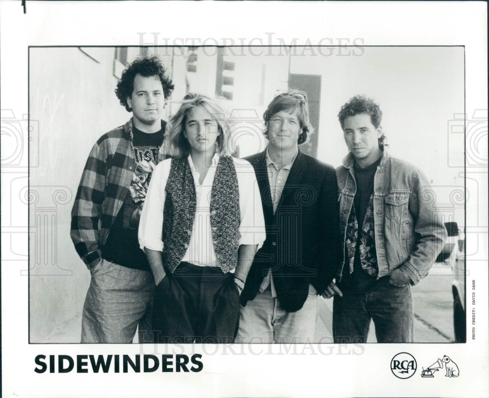 1990 Musical Group Sidewinders Press Photo - Historic Images