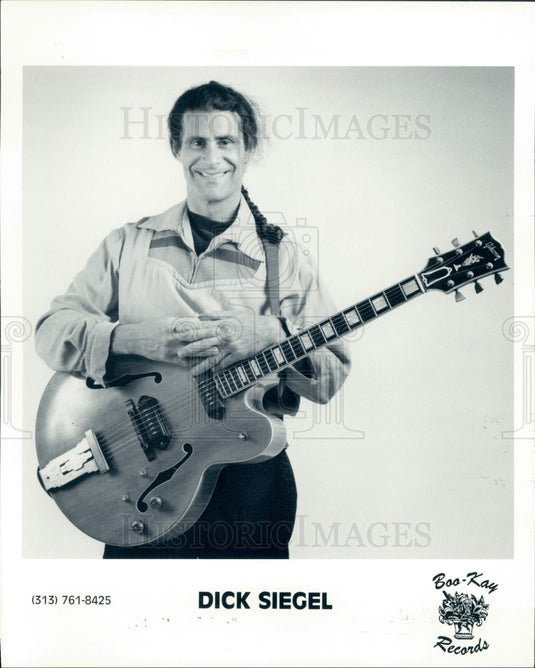 1992 Guitarist Dick Siegel Press Photo - Historic Images