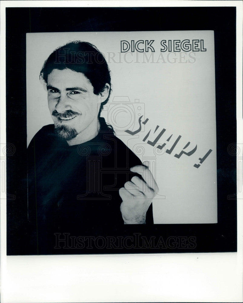 1980 Guitarist Dick Siegel Press Photo - Historic Images