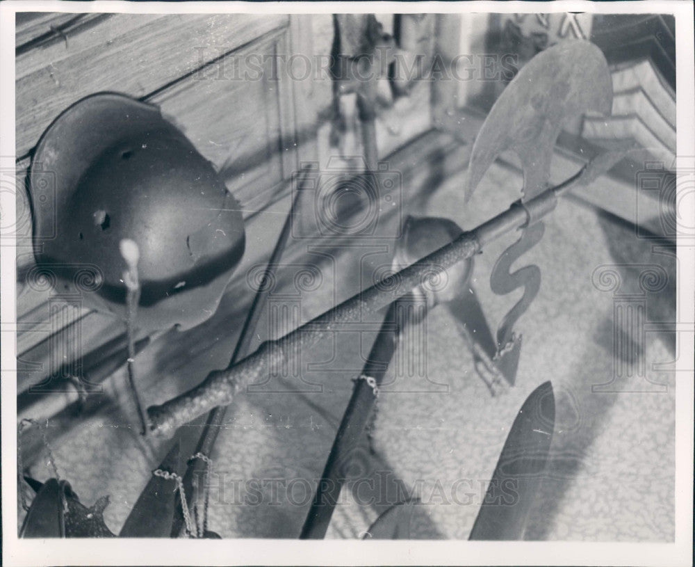 1938 English Halberds Collection Press Photo - Historic Images