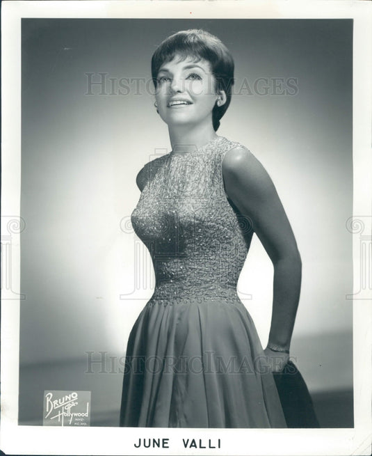 1965 Singer June Valli Press Photo - Historic Images
