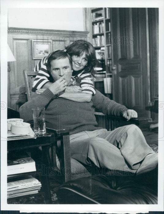 1983 Actors Marlo Thomas & Charles Grodin Press Photo - Historic Images