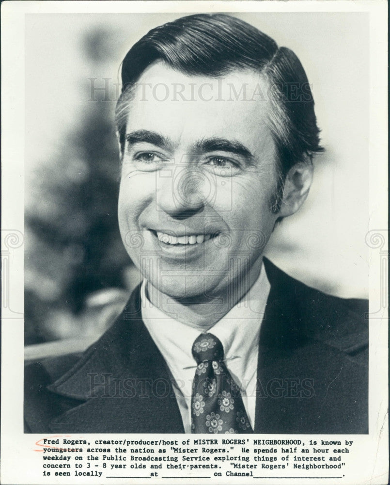 1979 Actor Mister Fred Rogers Press Photo - Historic Images