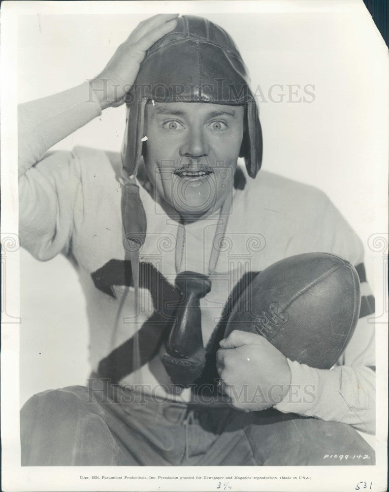1934 Actor Charlie Ruggles Press Photo - Historic Images