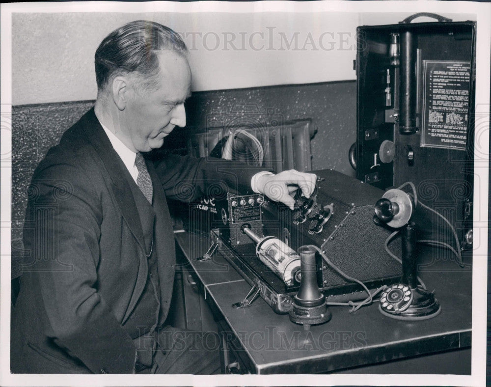 1938 Detroit News Charles Vance Press Photo - Historic Images