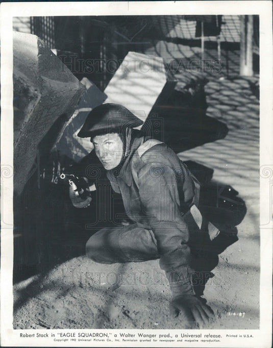 1942 Actor Robert Stack Press Photo - Historic Images
