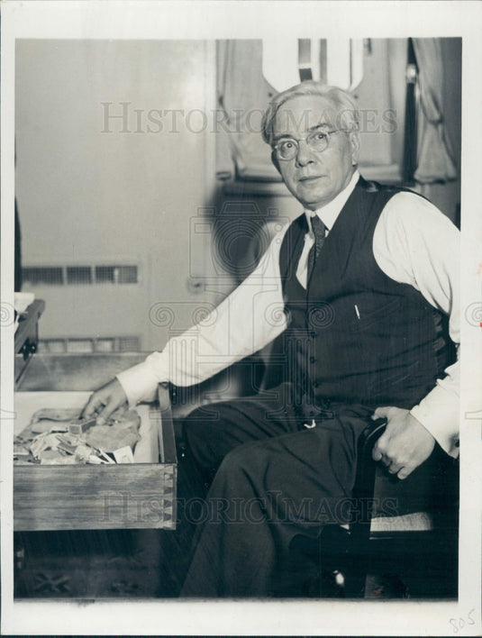 1933 Pittsburgh Playboy/Murderer Harry Thaw Press Photo - Historic Images